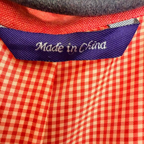 Alan Flusser Coral Linen Blazer Sport Coat Size 46R - Picture 6 of 8